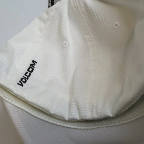 Volcom Mens Full Stone Flexfit Cap L / XL Xfit White New Hat - Picture 9 of 11